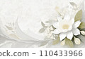 White flower AI-generated image 110433966