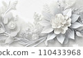 White flower AI-generated image 110433968