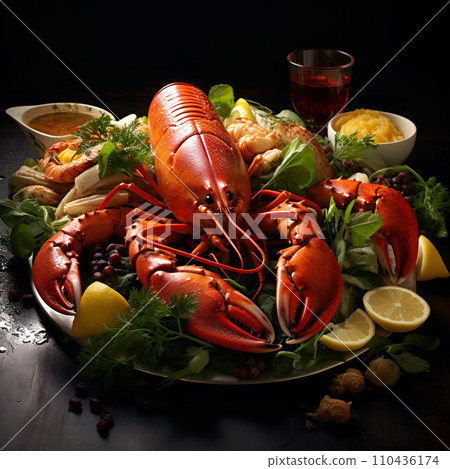 龍蝦菜AI生成圖像 110436174