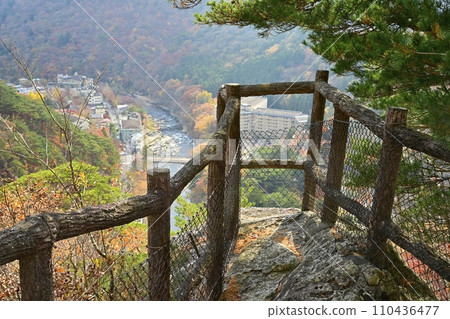 天狗岩山頂眺望鹽原溪谷的觀景點 天狗岩山頂眺望鹽原溪谷的觀景點 110436477