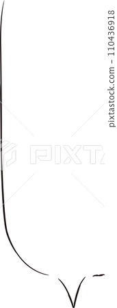 Round handwritten speech bubble frame, thin marker style Round handwritten speech bubble frame, thin marker style 110436918