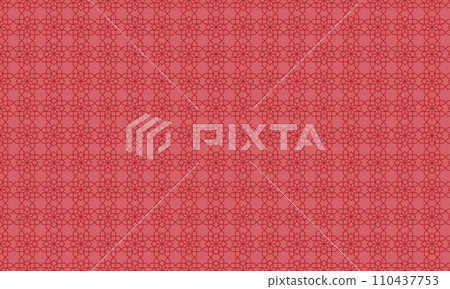 islamic geometric pattern background with red color islamic geometric pattern background with red color 110437753