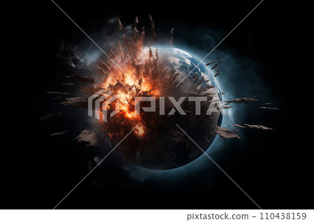 Earth in burns as Global catastrophe, Hell. War on Earth as Climate Change. Earth in burns as Global catastrophe, Hell. War on Earth as Climate Change. 110438159