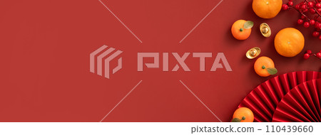 Tangerine Chinese lunar new year Tangerine Chinese lunar new year 蜜橘みかん 110439660