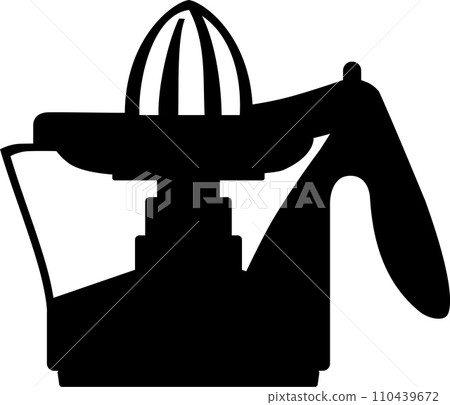 Citrus Juicer Machine Icon in flat style. Vector Illustration 110439672