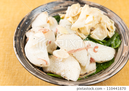 Japanese potato and yuba salad Japanese potato and yuba salad 110441870