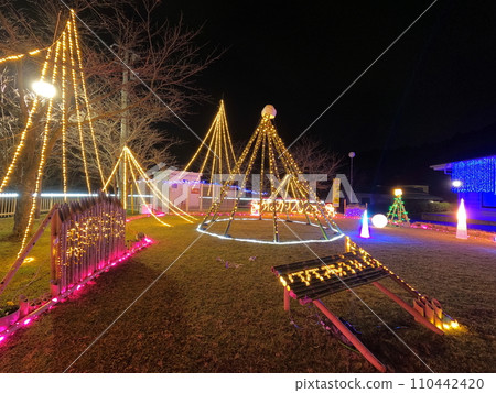 Illumination of bamboos Illumination of bamboos 110442420