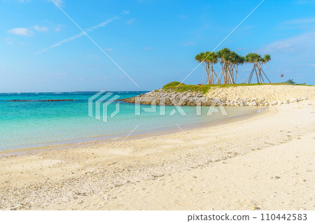 Emerald beach of Okinawa Emerald beach of Okinawa 110442583