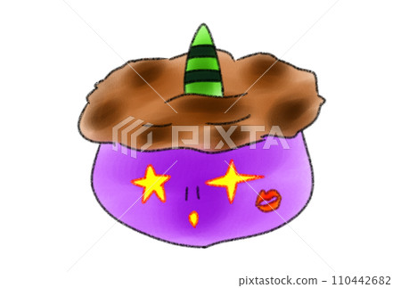 illustration of cute demon illustration of cute demon 110442682