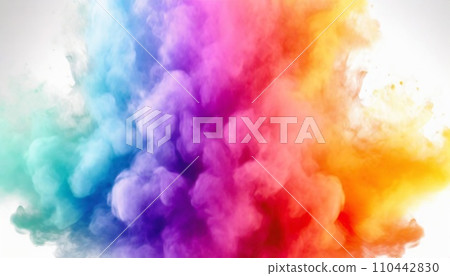 彩色煙霧爆炸的背景圖 彩色煙霧爆炸的背景圖 110442830