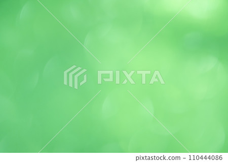 Green color bokeh image background material 110444086
