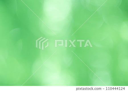 Green color bokeh image background material 110444124
