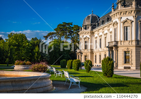 The Festetics Palace, Baroque palace located in the Keszthely, Zala, Hungary. The Festetics Palace, Baroque palace located in the Keszthely, Zala, Hungary. 110444270