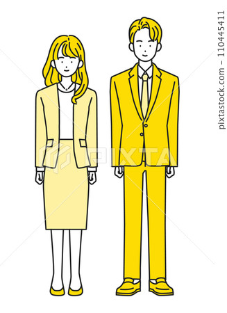 Business people wearing suits (men and women) Business people wearing suits (men and women) 110445411