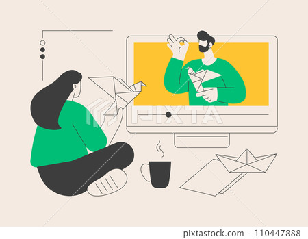 How-to videos abstract concept vector illustration. How-to videos abstract concept vector illustration. 110447888