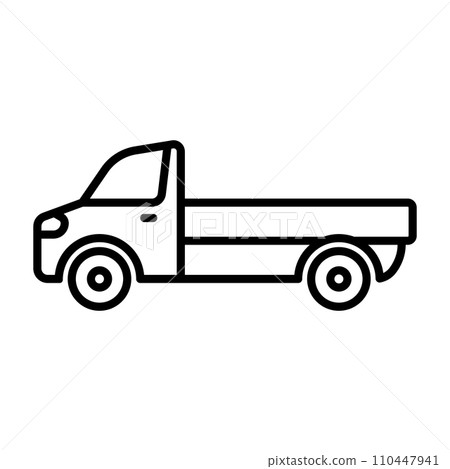 pickup truck icon pickup truck icon 110447941