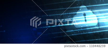 Modern cloud technology. Integrated digital web concept background Modern cloud technology. Integrated digital web concept background 110448239