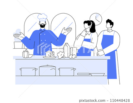 Cooking classes isolated cartoon vector illustrations. 110448428