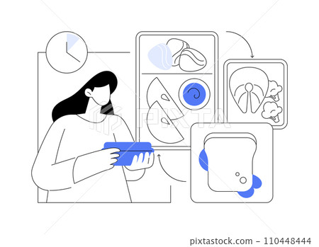 Carb cycling diet isolated cartoon vector illustrations. 110448444