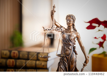 The Statue of Justice, lady justice or Iustitia 110448462