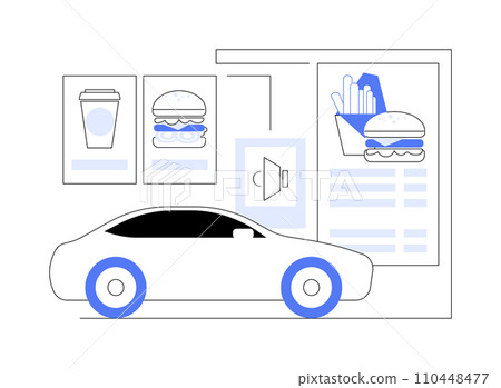 Place an order isolated cartoon vector illustrations. 110448477
