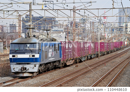 Tokaido Main Line Hiratsuka-Sagami Freight JR Freight EF210-151 (Shin-Tsurumi) Tokaido Main Line Hiratsuka-Sagami Freight JR Freight EF210-151 (Shin-Tsurumi) 110448610