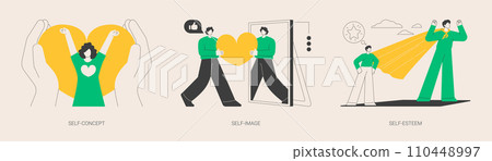 Personal image abstract concept vector illustrations. Personal image abstract concept vector illustrations. 110448997