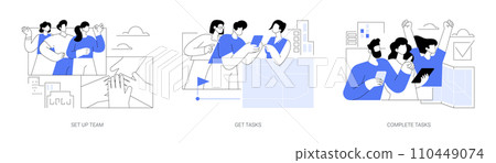 City quest isolated cartoon vector illustrations se City quest isolated cartoon vector illustrations se 110449074