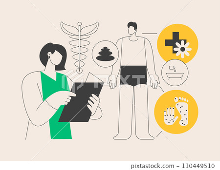 Holistic medicine abstract concept vector illustration. Holistic medicine abstract concept vector illustration. 110449510