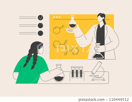 STEM activities abstract concept vector illustration. 110449512