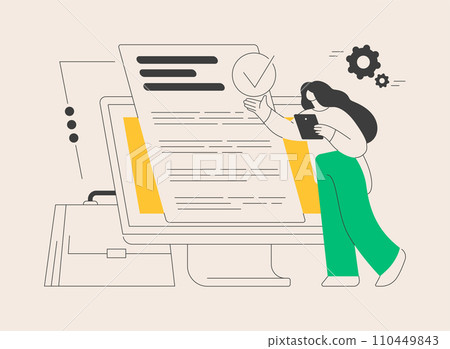 Business rule abstract concept vector illustration. Business rule abstract concept vector illustration. 110449843