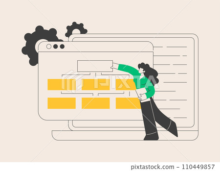 Enterprise architecture abstract concept vector illustration. 110449857