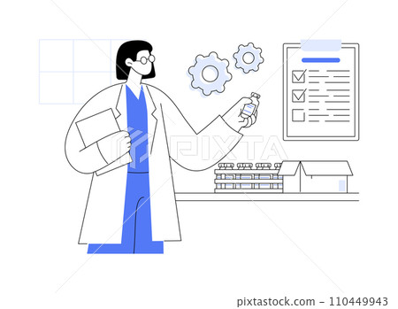 Pharmaceutical distribution abstract concept vector illustration. Pharmaceutical distribution abstract concept vector illustration. 110449943
