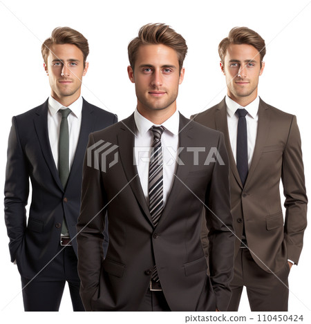 businessman isolated 110450424
