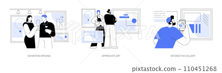 Art event isolated cartoon vector illustrations se Art event isolated cartoon vector illustrations se 110451268