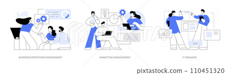 Master of Business administration isolated cartoon vector illustrations se Master of Business administration isolated cartoon vector illustrations se 110451320