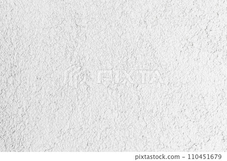 White concrete wall with rough plaster layer. Front view, background White concrete wall with rough plaster layer. Front view, background 110451679