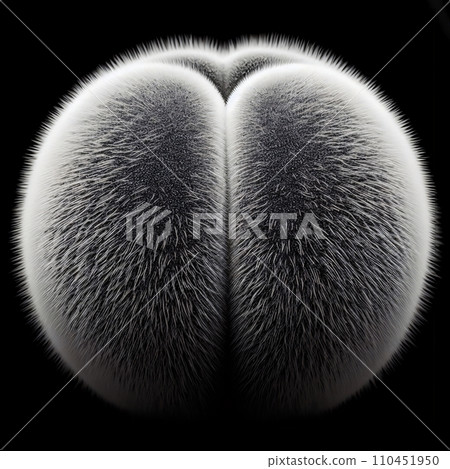 Infrared Style Monochromatic Peach Image, AI Generated 110451950