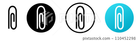 attach icon. File clip symbol attach icon. File clip symbol 110452298