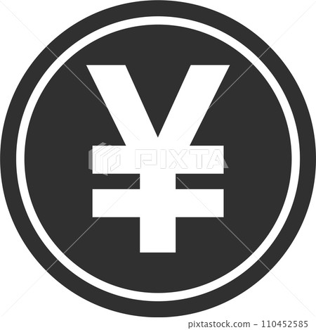 Japanese Yen Sign Icon in Flat Style. Vector Illustration Japanese Yen Sign Icon in Flat Style. Vector Illustration 110452585