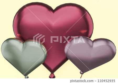 corazones render 3D 110452935
