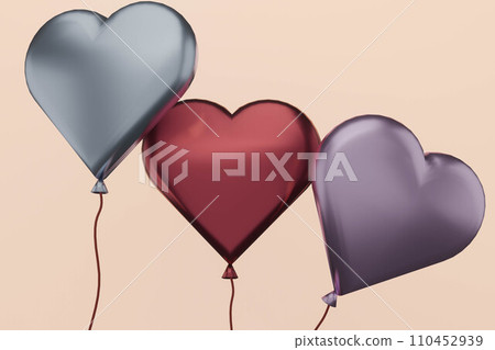 corazones render 3D corazones render 3D 110452939