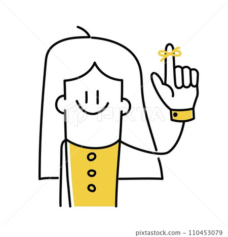 reminder hand 110453079