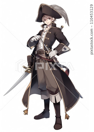 男性角色全身站立圖 110453129