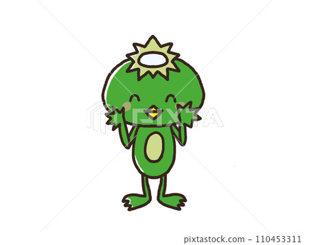 Smiling raincoat 110453311