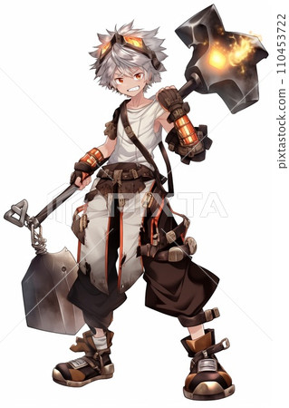 男性角色全身站立圖 男性角色全身站立圖 110453722