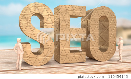 The seo text for Business concept 3d rendering 110454143