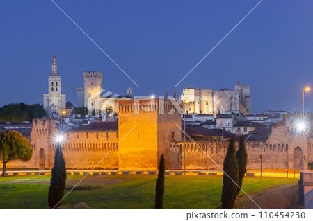 Palace of the Popes, Avignon, France Famous Avignon Bridge, France Palace of the Popes, Avignon, France Famous Avignon Bridge, France 110454230