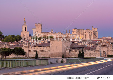 Palace of the Popes, Avignon, France Famous Avignon Bridge, France Palace of the Popes, Avignon, France Famous Avignon Bridge, France 110454232
