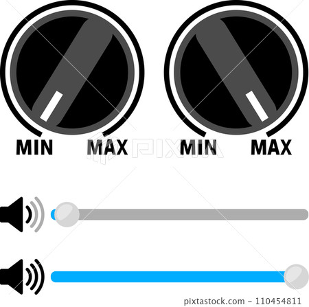 具有最小和最大輸出的音量控制器 110454811